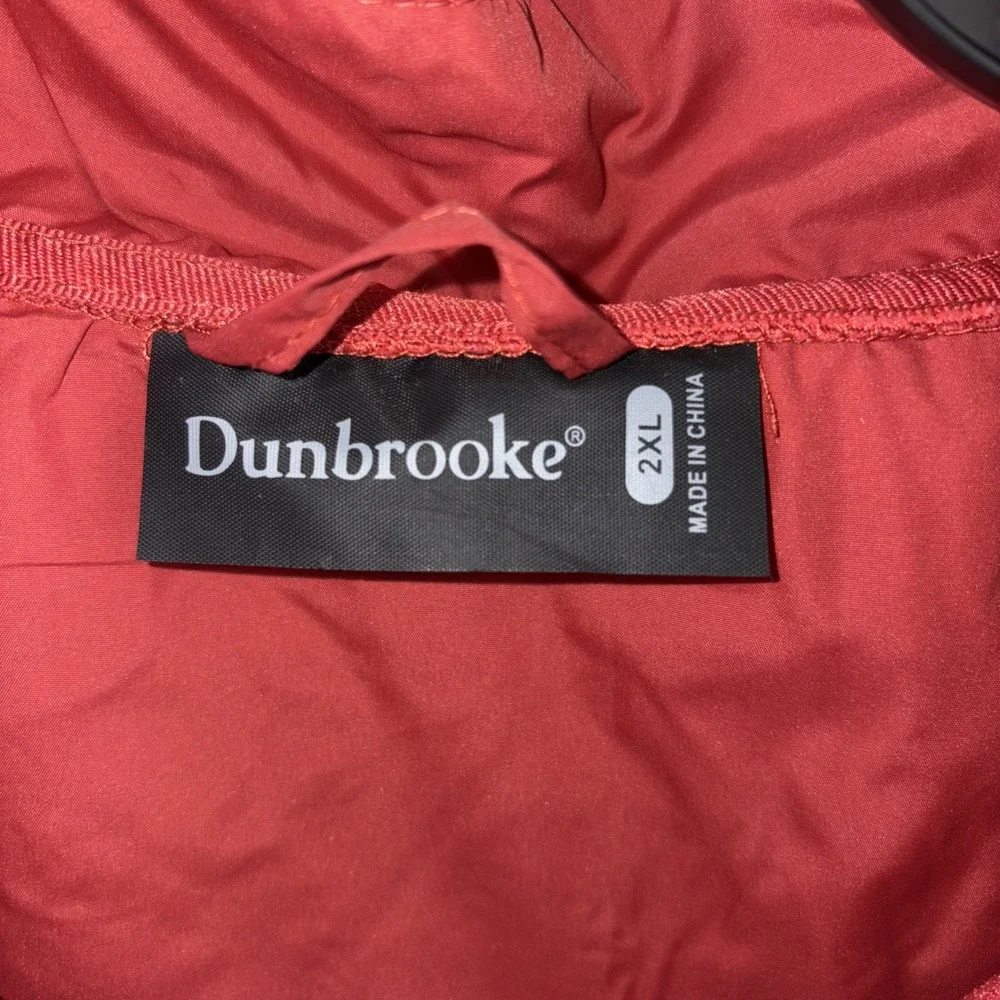 Tampa Bay Buccaneers Red Jacket 2XL NFL Team Apparel Dunbrooke Lined Full Zip